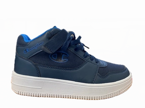 special - edition running wear Stable Landing Platform Champion scarpa sneakers da ragazzo in tela Mid Cut Rebound S30813 S17 2192 blu