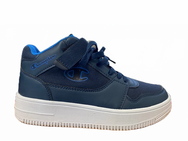 special - edition running wear Stable Landing Platform Champion scarpa sneakers da ragazzo in tela Mid Cut Rebound S30813 S17 2192 blu