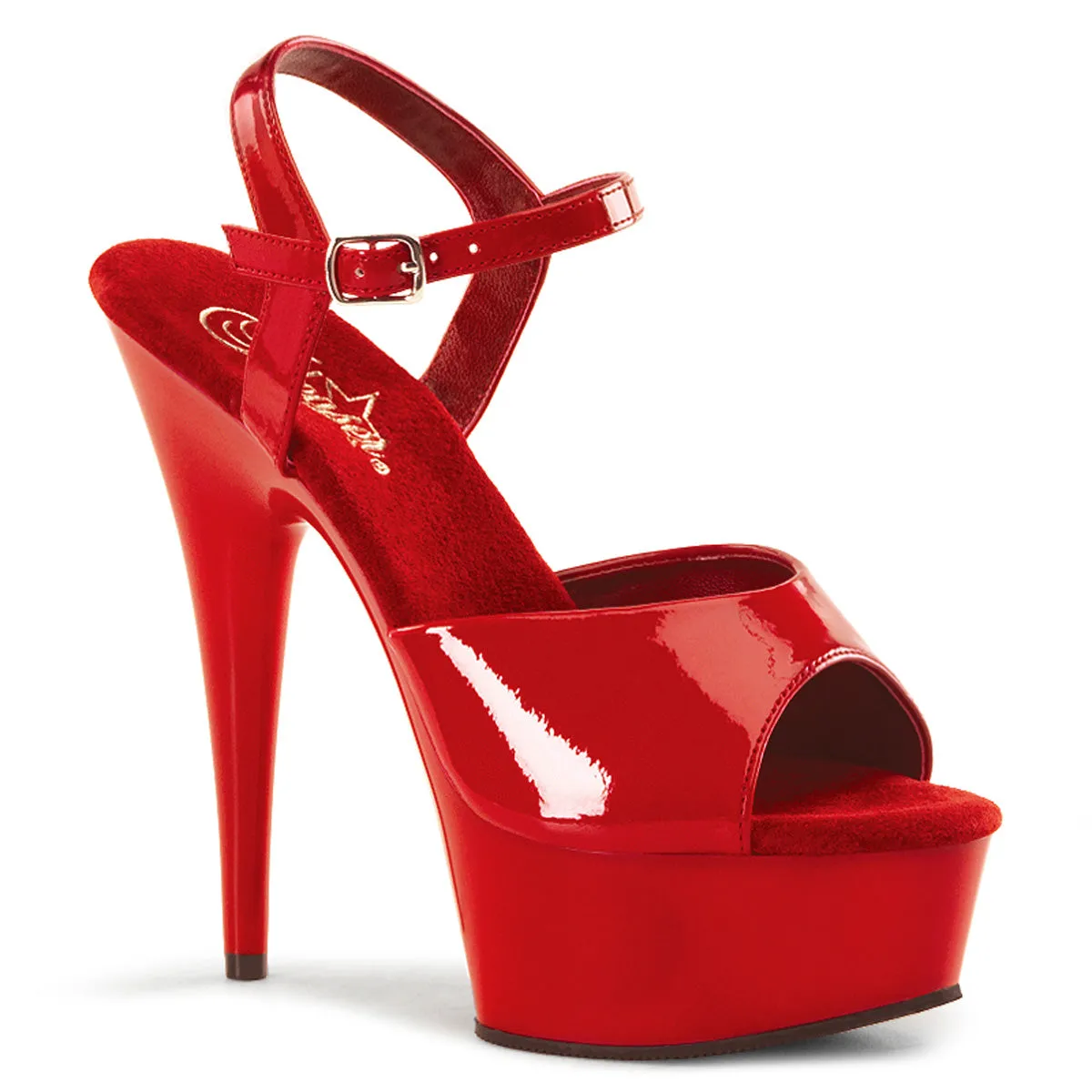 Platform Ankle Strap Sandal 6-Inch Heel 7-colors DELIGHT-609