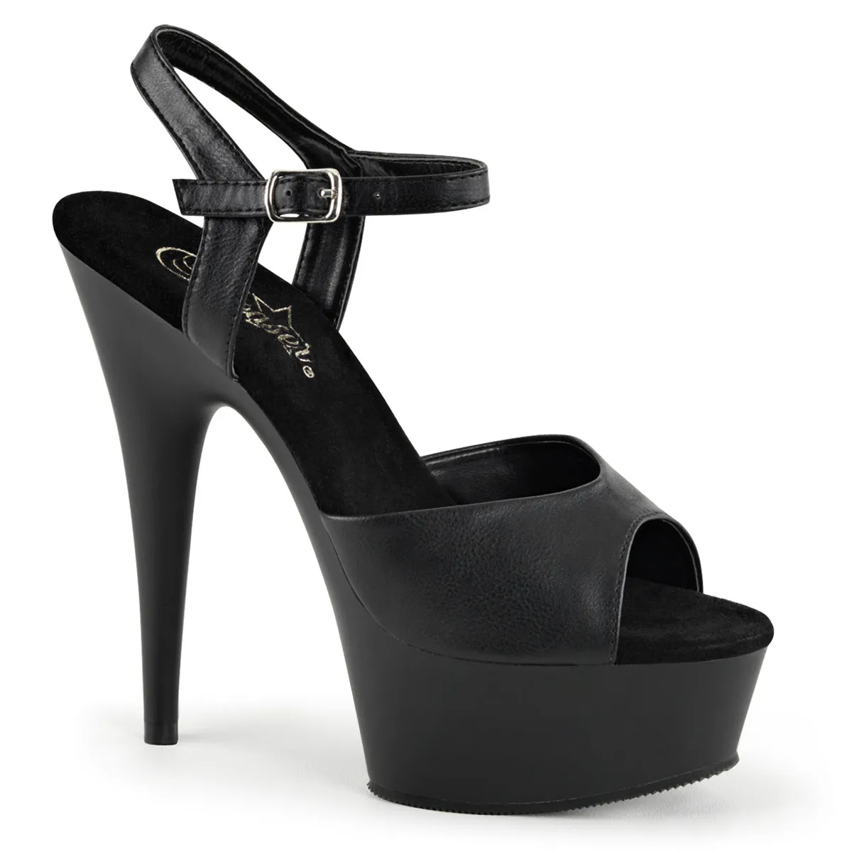 Platform Ankle Strap Sandal 6-Inch Heel 7-colors DELIGHT-609