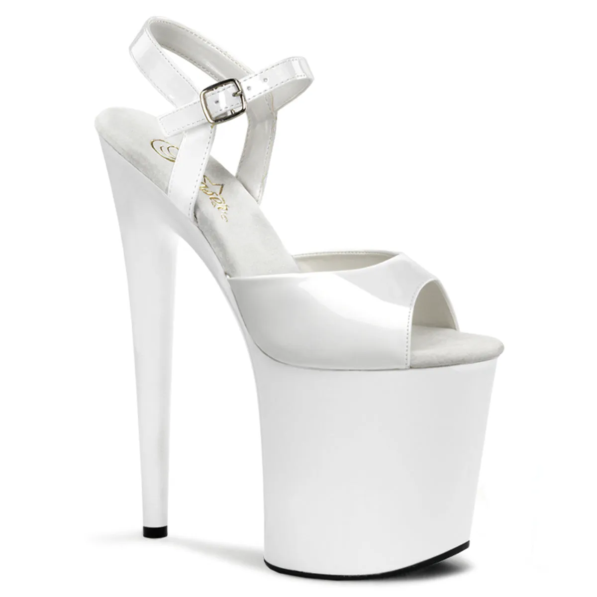 Pleaser Exotic Stripper Shoes Flamingo-809 Platform Ankle Strap Sandal