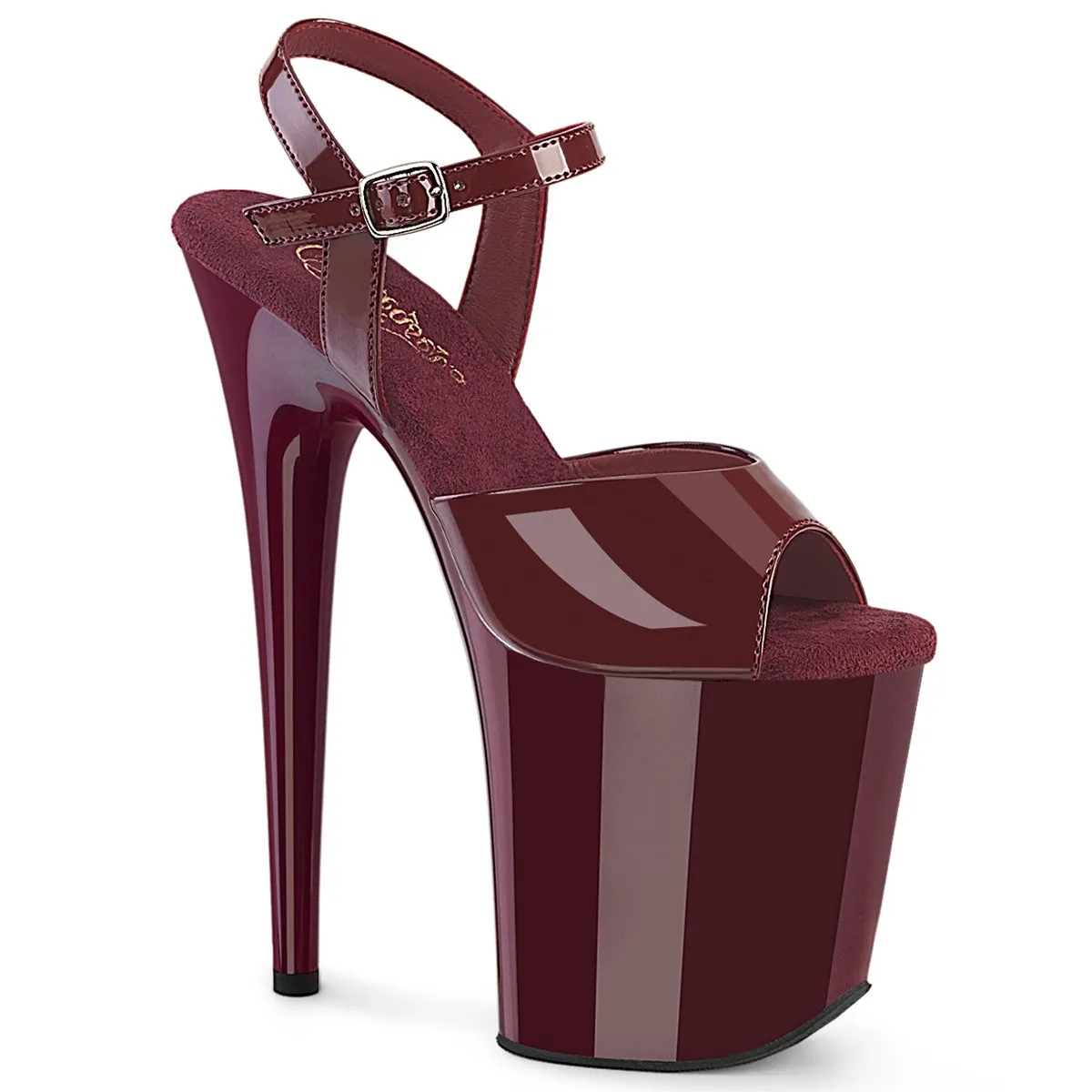 Pleaser Exotic Stripper Shoes Flamingo-809 Platform Ankle Strap Sandal