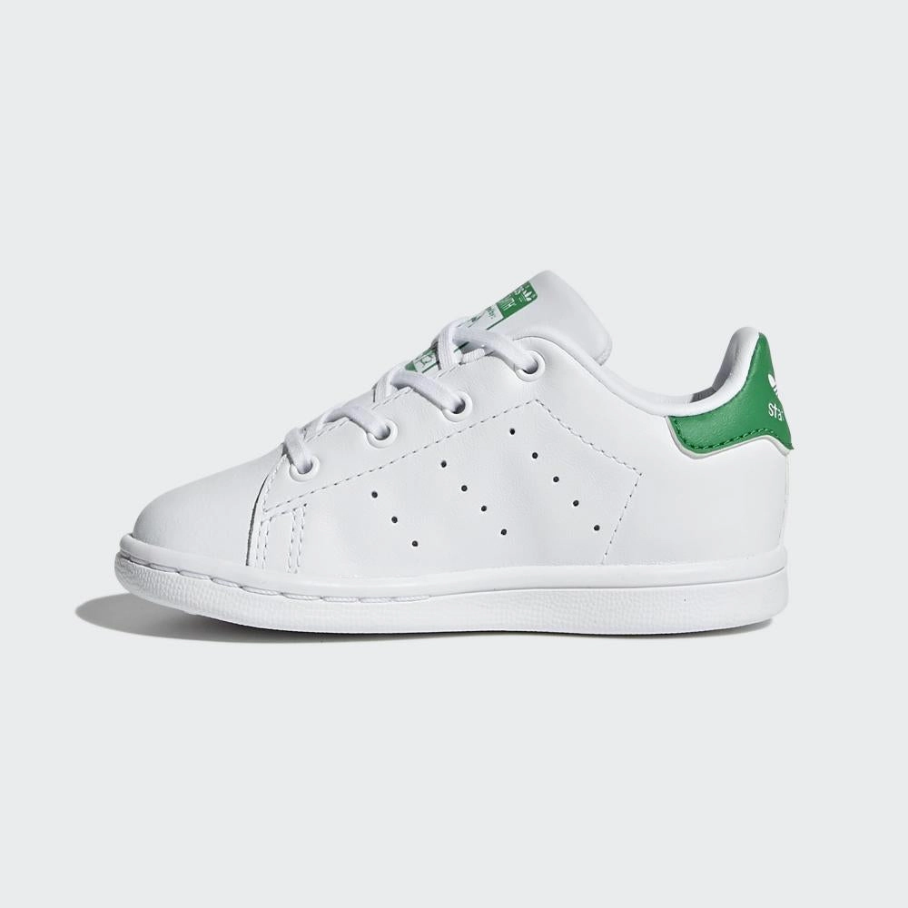 Adidas Originals scarpa sneakers da bambini Stan Smith BB2998 bianco-verde odor - resistant running shoes Torque Control System