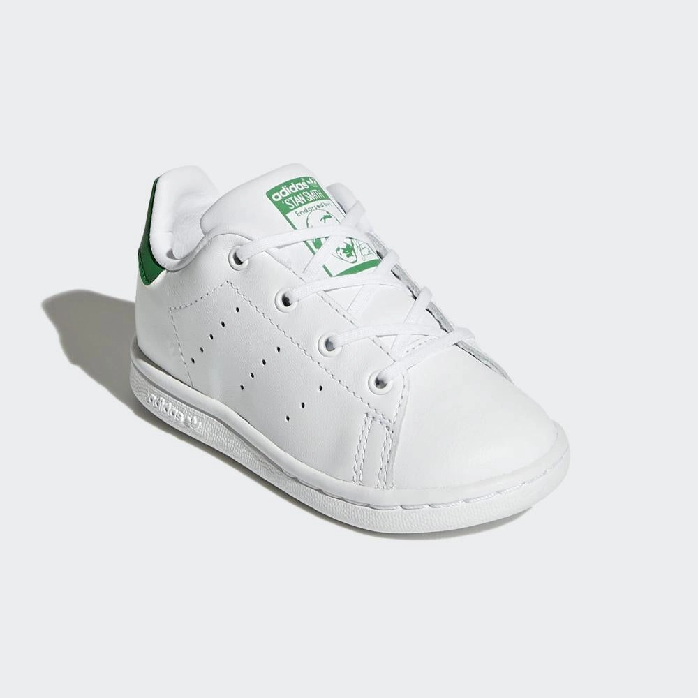 Office Worker City Run Adidas Originals scarpa sneakers da bambini Stan Smith BB2998 bianco-verde