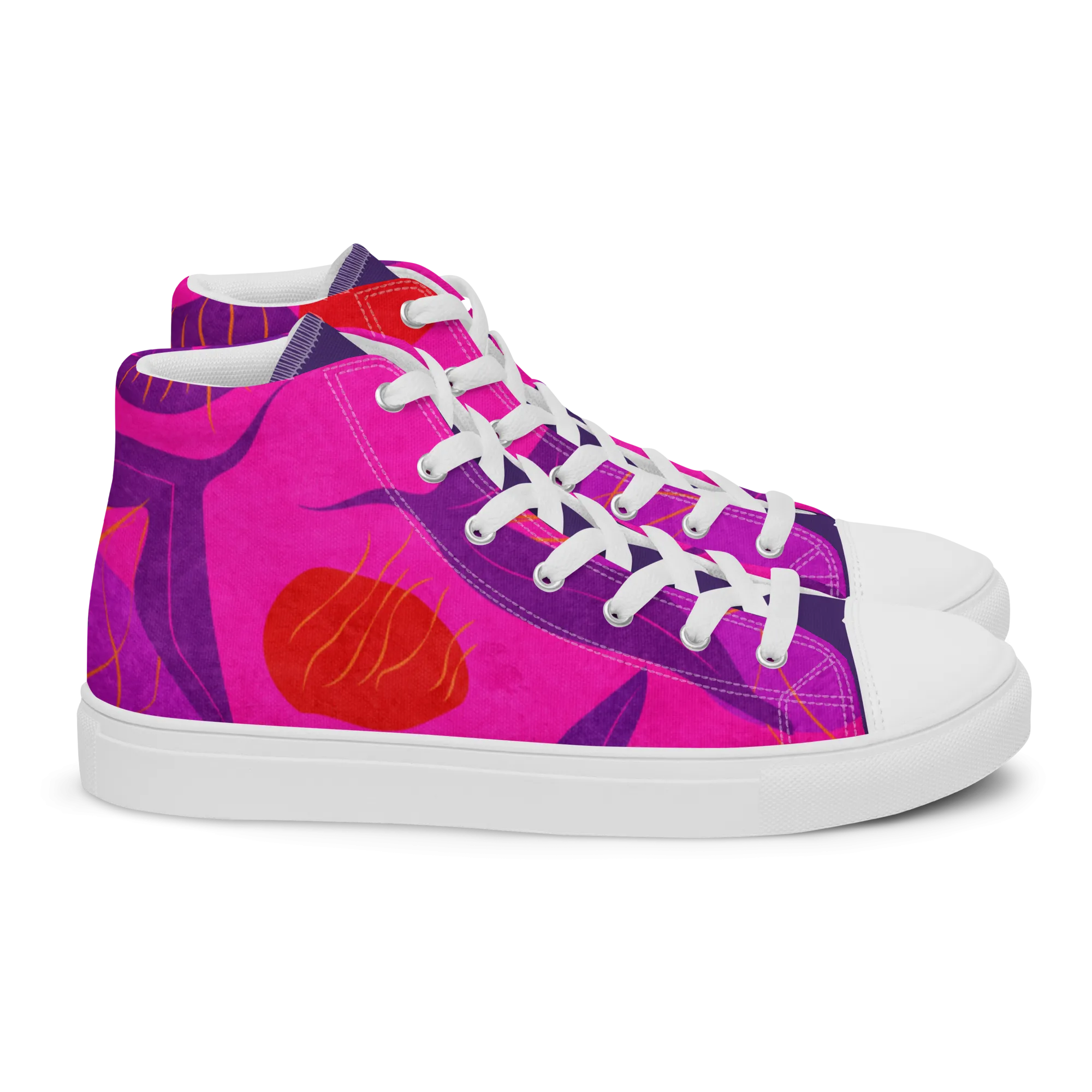 *PREORDER* GROOVY ʻĀKALA WĀHINE HIGH TOPS (in womenʻs sizes)