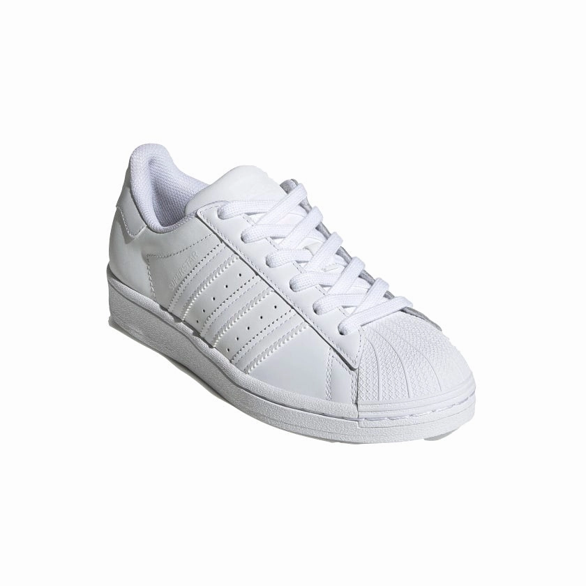 Shock   Absorbing Adidas Originals scarpa sneakers da ragazzo Superstar EF5399 bianco