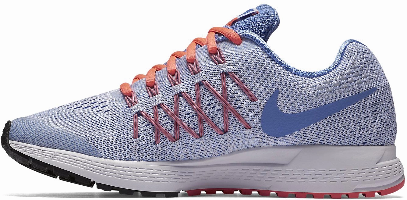 Non Marking Rubber Comfort Moisture Wicking Nike scarpa da corsa da ragazza Zoom Pegasus 32 759972 101 bianco blu