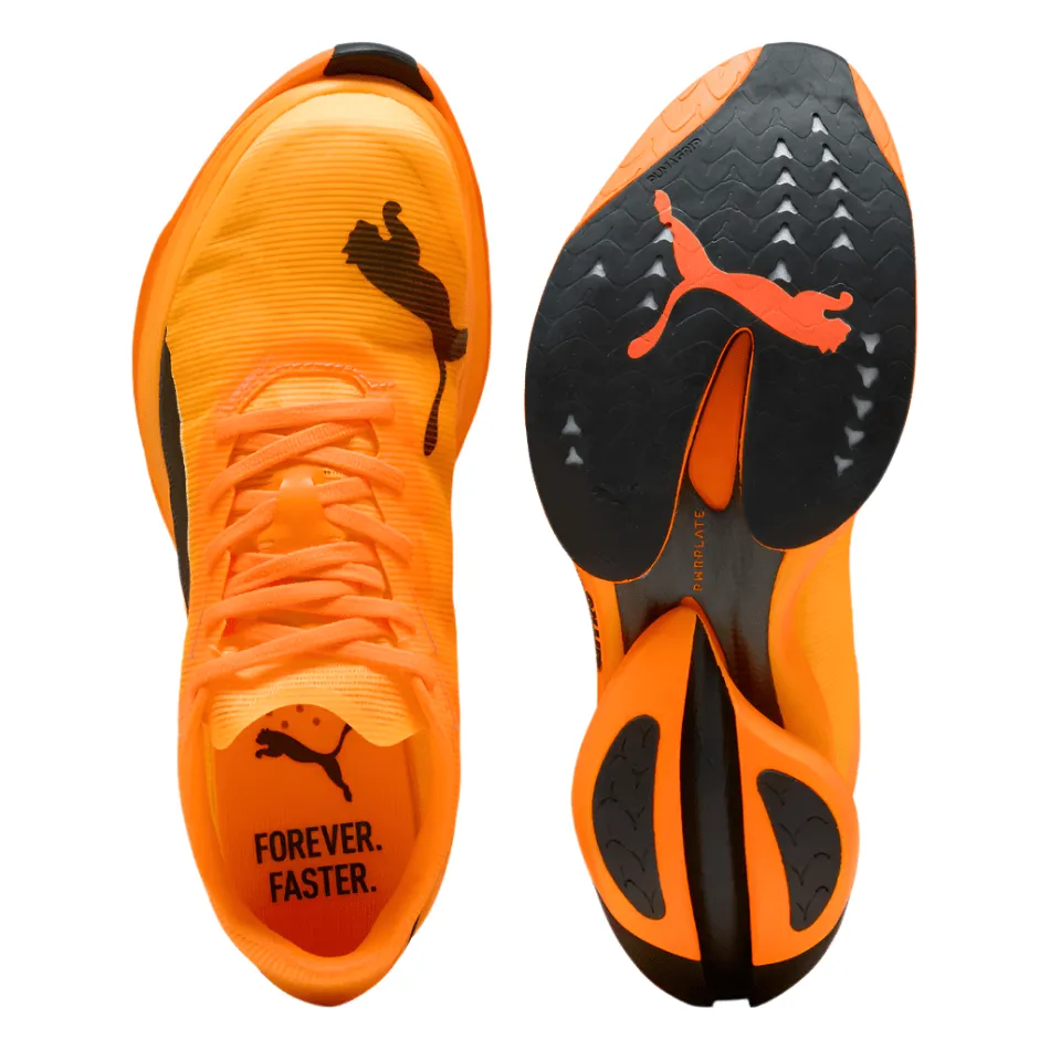 PUMA Women's Fast-R NITRO Elite 3 Running Shoes in Heat Fire/PUMA Black AW25 training shoes