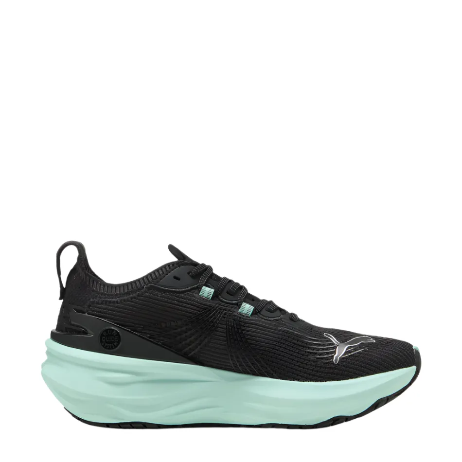 PUMA Women's Foreverun NITRO 2 Running Shoes in PUMA Black/Mint Melt AW25 Running Compatible