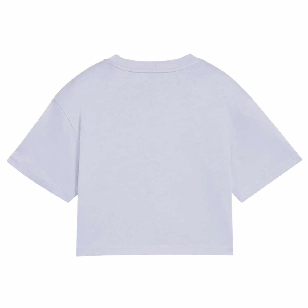 EcoFriendlyMaterial OdorResistantTechnology Puma Crop Top Ragazza 686071-47 Glicine Essential Logo Grande