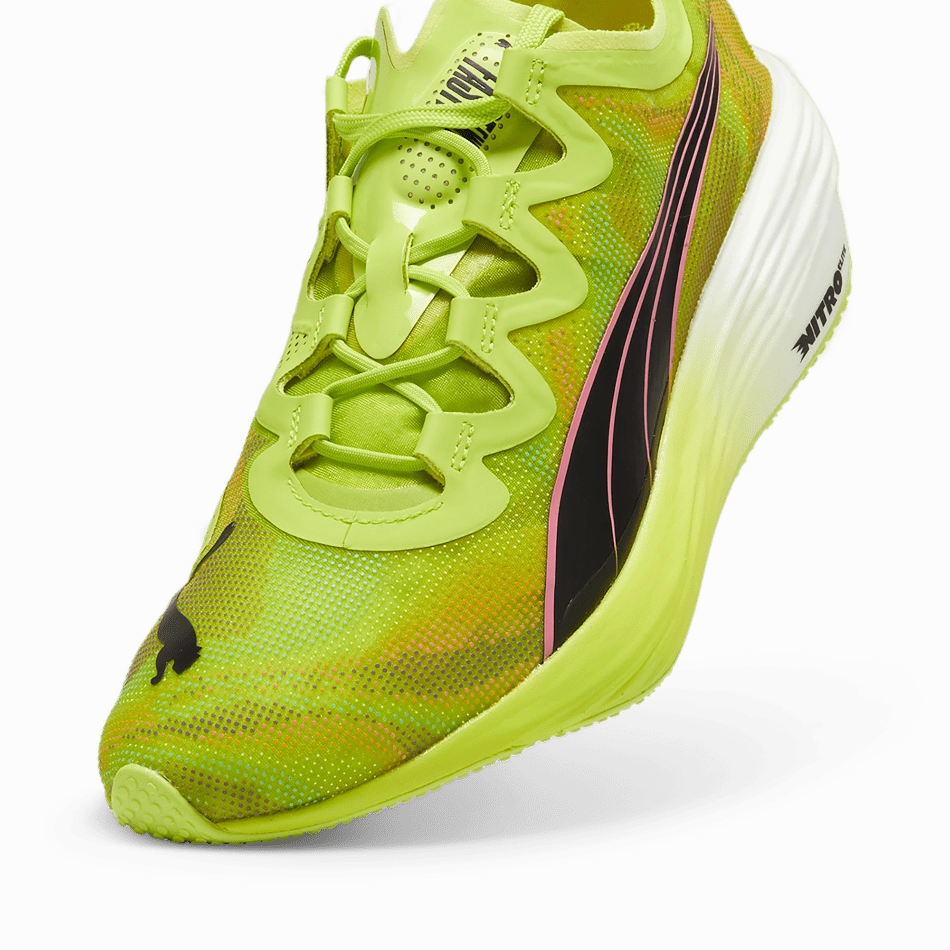 Puma Fast-FWD Nitro Elite Psychedelic Rush Men's  Running Shoes SS24 Lime Pow-Puma Black-Poison Pink Personalized Training Plans high - heeled shoes