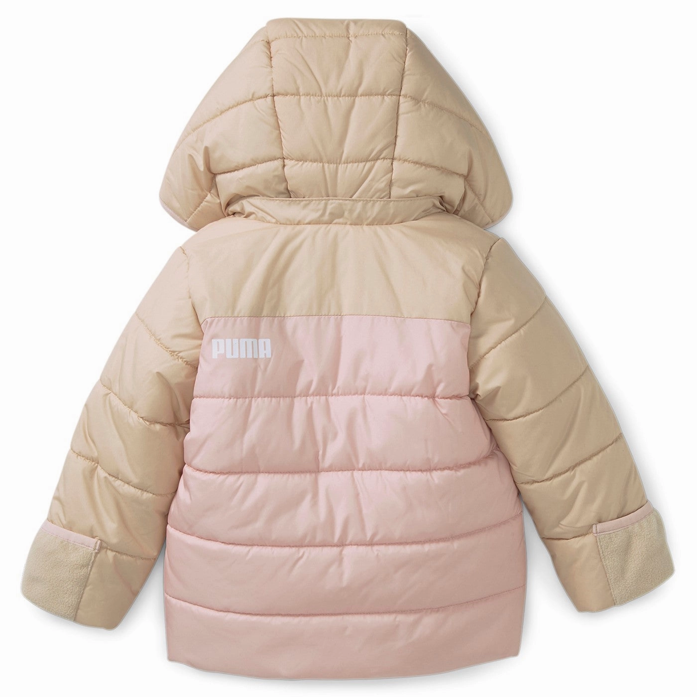 Puma Giubbotto da bambina con cappuccio Minicats Hooded Padded 849873 67 light sand business people Winter Essentials