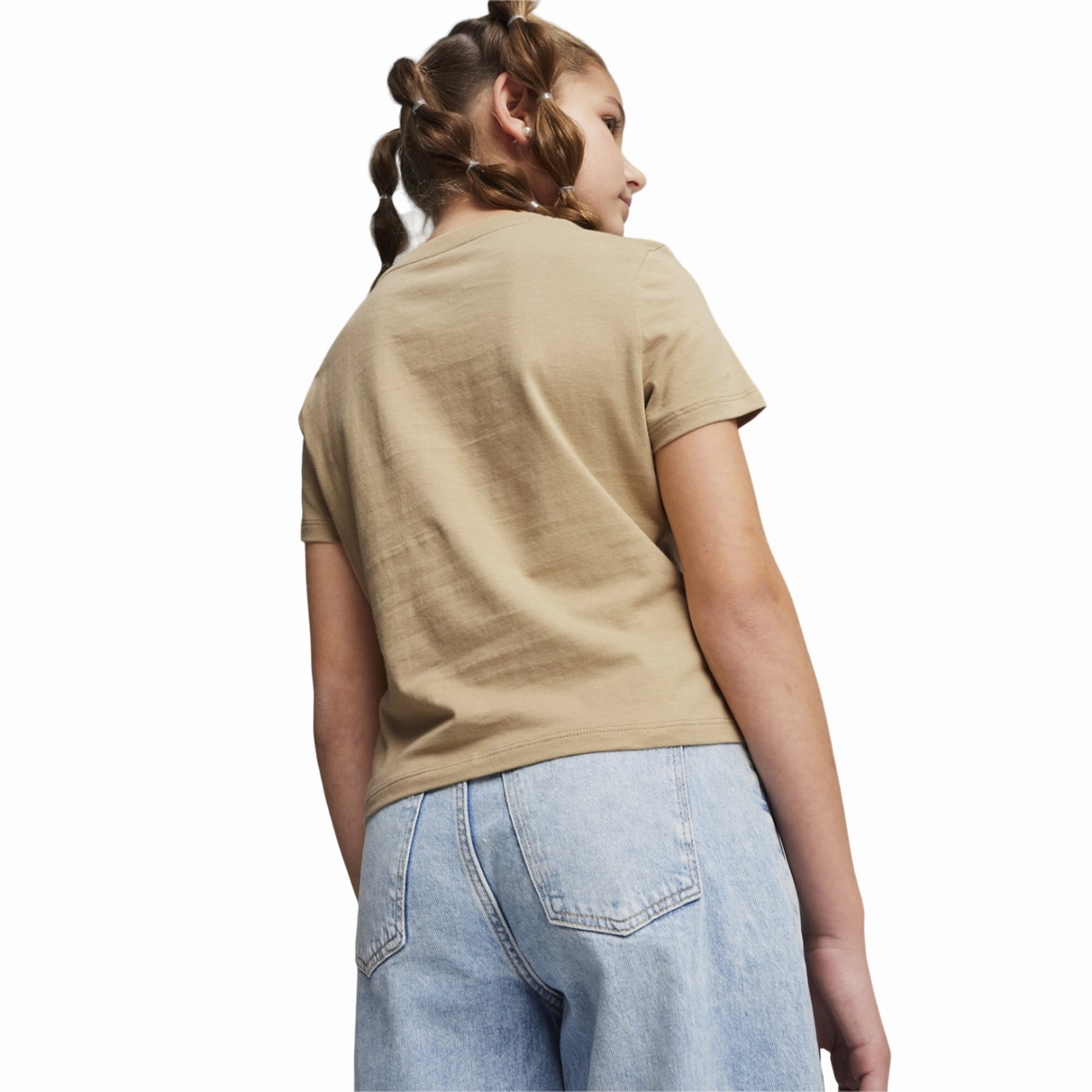 adults' Puma maglietta manica corta da ragazza Ess+ Animal 679417-83 tortora