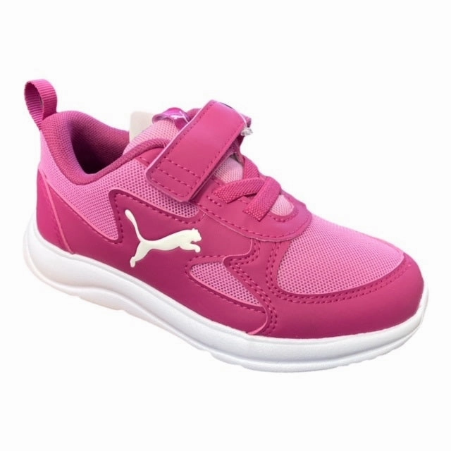 Puma scarpa da ginnastica da bambina Fun Racer 192971 12 fucsia bianco premium - running running on beaches