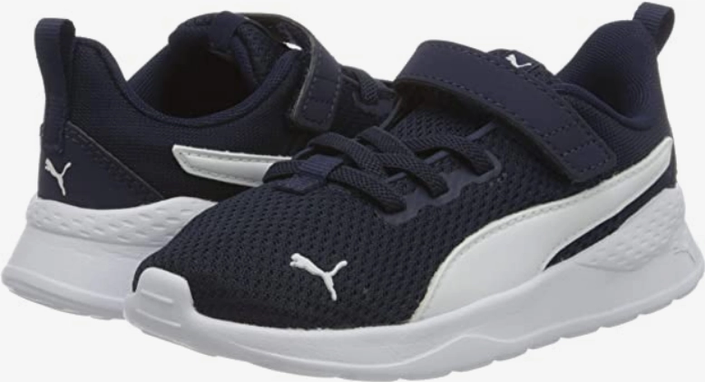 eco - friendly - feature shoes Puma scarpa da ginnastica da bambino Anzarun Lite AC Inf 372010 04 Peacoat-Puma White
