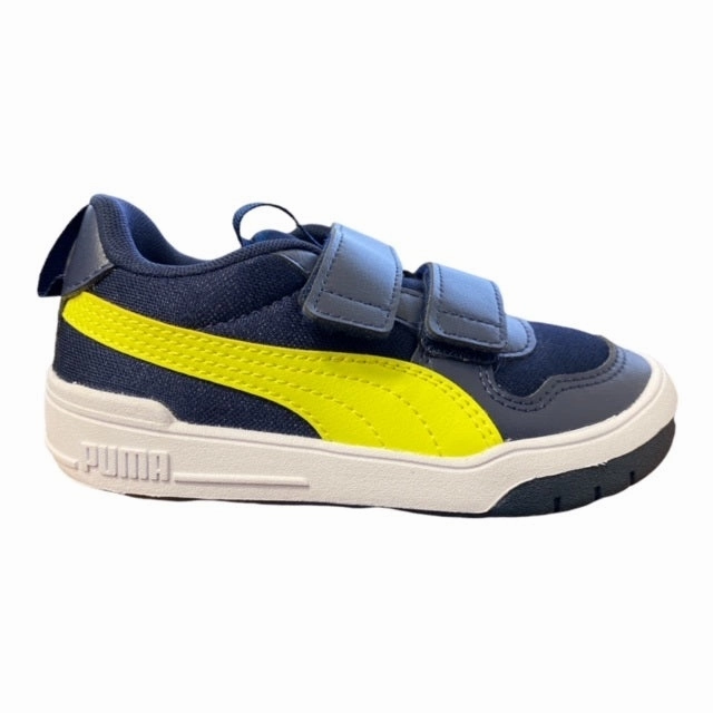 running in humid weather shoes white shoes Puma scarpa da ginnastica da bambino Multiflex Mesh V Ps 380845 05 blu-limone