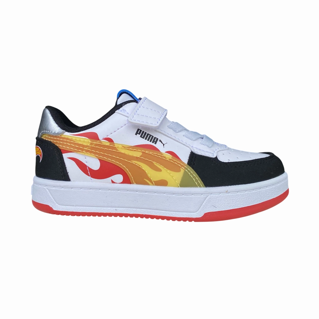Puma scarpa da ginnastica junior Caven 2.0 Hot Wheels 401404-01 nero-fuoco-bianco Seamless Technology