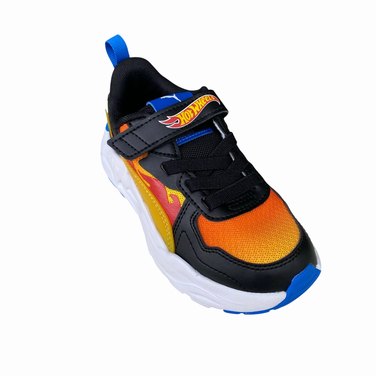 Puma scarpa da ginnastica junior Trinity Lite Hot Wheels 401407-01 nero-acero-fuoco Hygienic Footbed soft - sole - feature shoes
