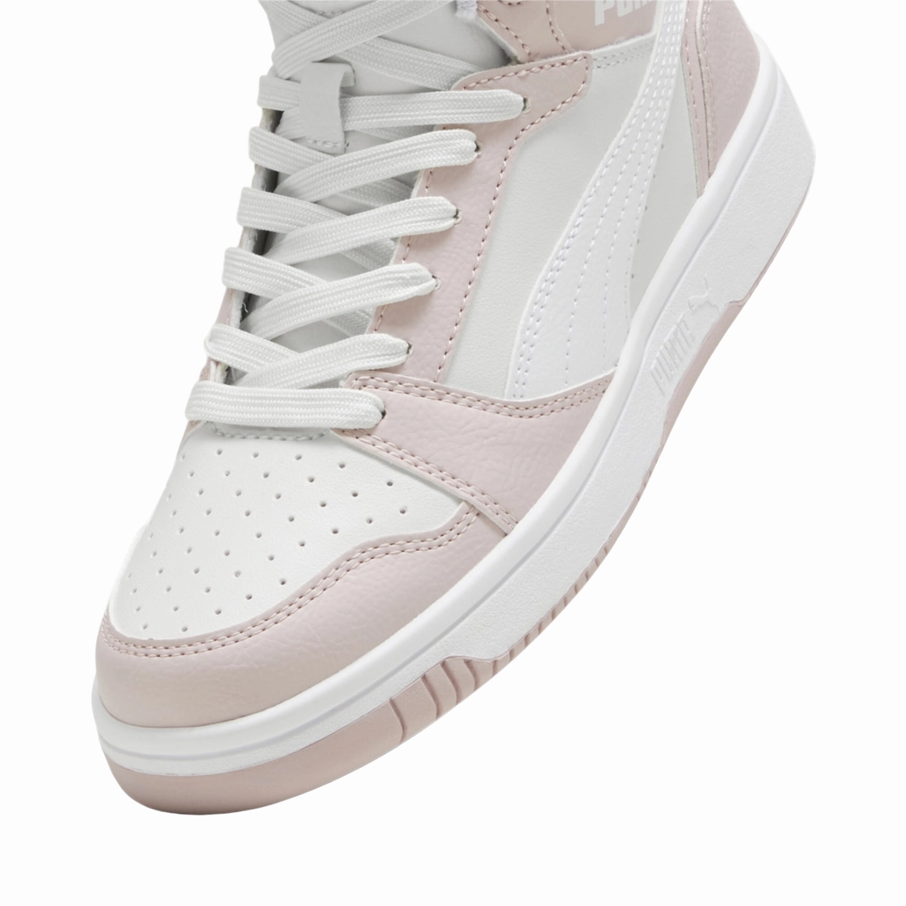 Puma scarpa sneakers alta da ragazza Rebound V6 393831-20 malva-bianco Anti Blister Technology Men's running