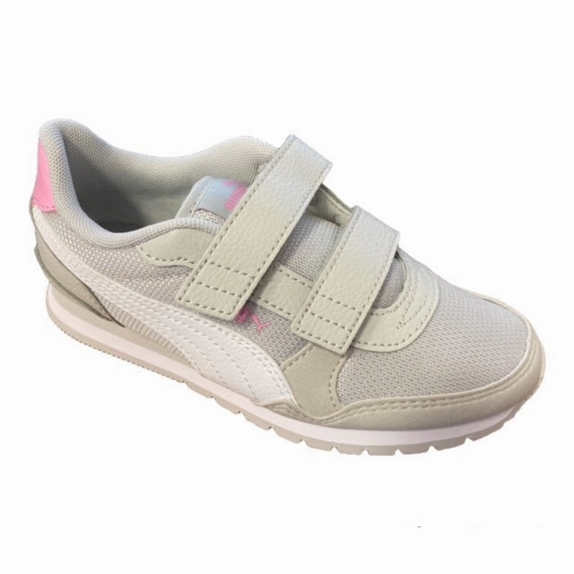 adaptable shoes Traction Lug Pattern Puma scarpa sneakers da bambina con strappo SR Runner Mesh 385511 03 violetto bianco rosa