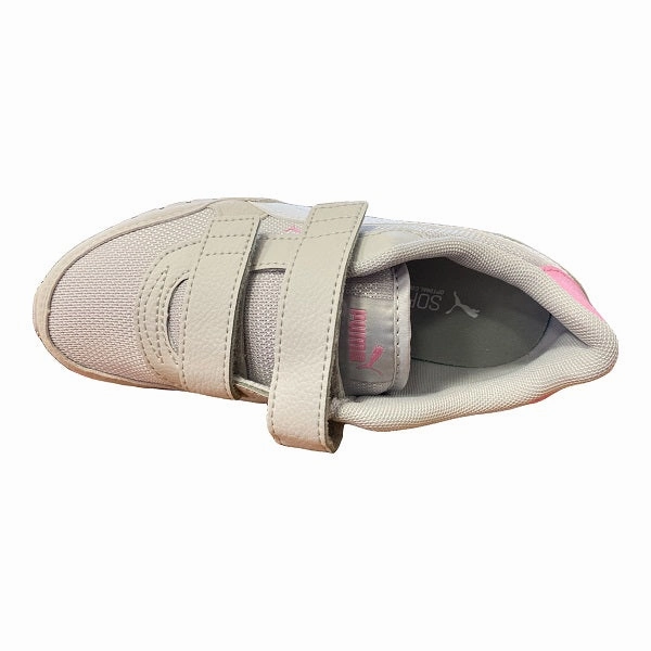 Puma scarpa sneakers da bambina con strappo SR Runner Mesh 385511 03 violetto bianco rosa Impact Resistant