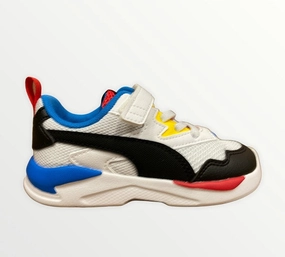 Enhanced Airflow System All Terrain Adaptability Puma scarpa sneakers da bambino X-Ray Lite AC Inf 374398 20 bianco nero