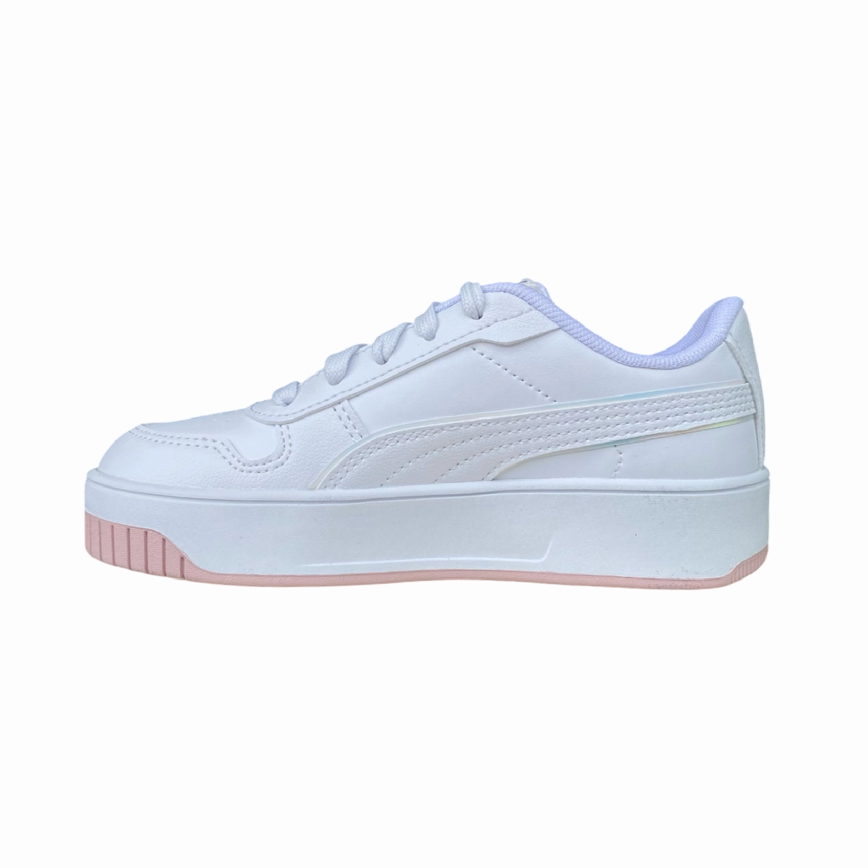 mystery - themed running option Recreational - running Puma scarpa sneakers da ragazza Carina Street Holo 2.0 398284-01 bianco-malva