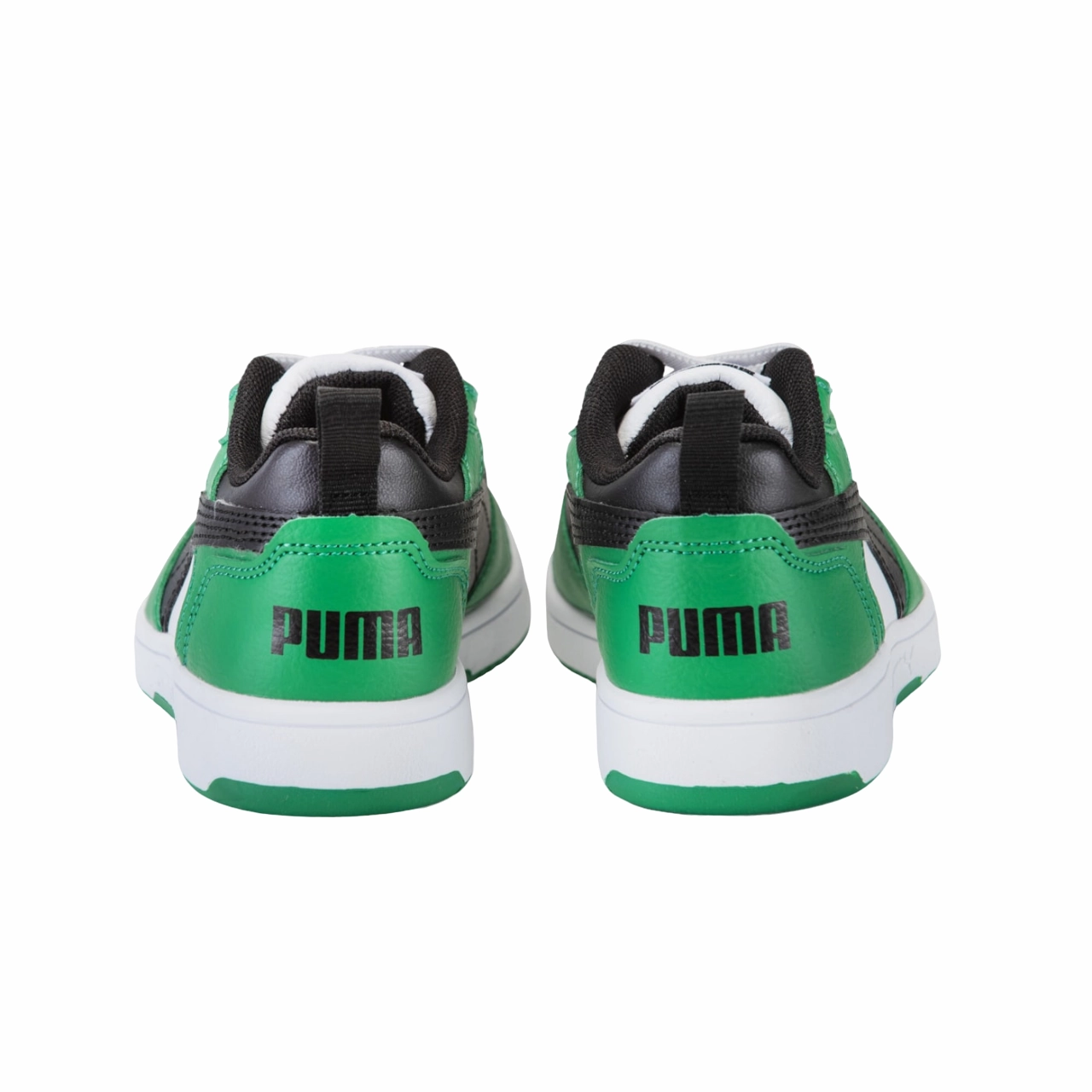 pastel - colors Comfort Sockliner Puma scarpa sneakers da ragazzi Rebound v6 396742-05 bianco-nero-verde