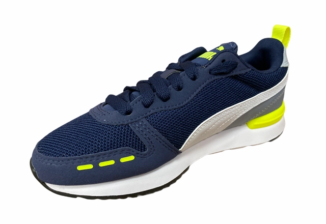 Odor Control Insole Puma scarpa sneakers da ragazzo R78 373616 17 blu-giallo