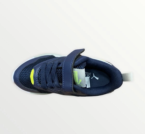 sports accessory Puma scarpa sneakers da ragazzo X-Ray Lite AC PS 374395 21 blu bianco giallo