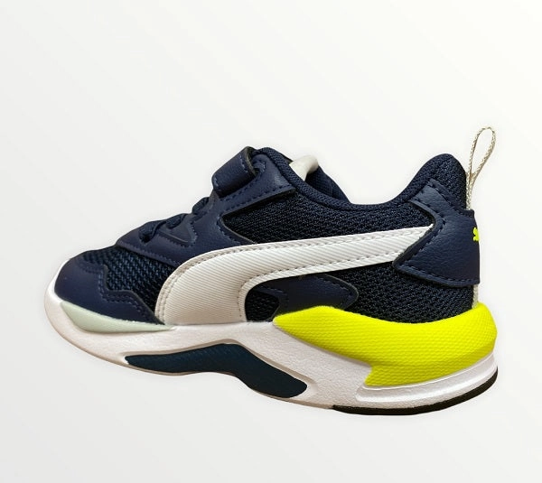 Puma scarpa sneakers da ragazzo X-Ray Lite AC PS 374395 21 blu bianco giallo aerobic - shoes sports - themed shoes