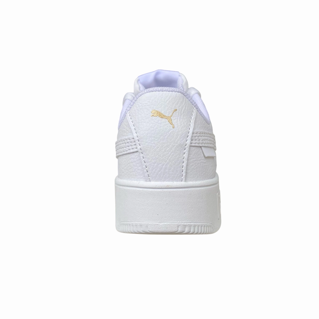 logo - sequined shoes fall shoes Puma scarpa sneakers junior Carina Street 393847-01 bianco
