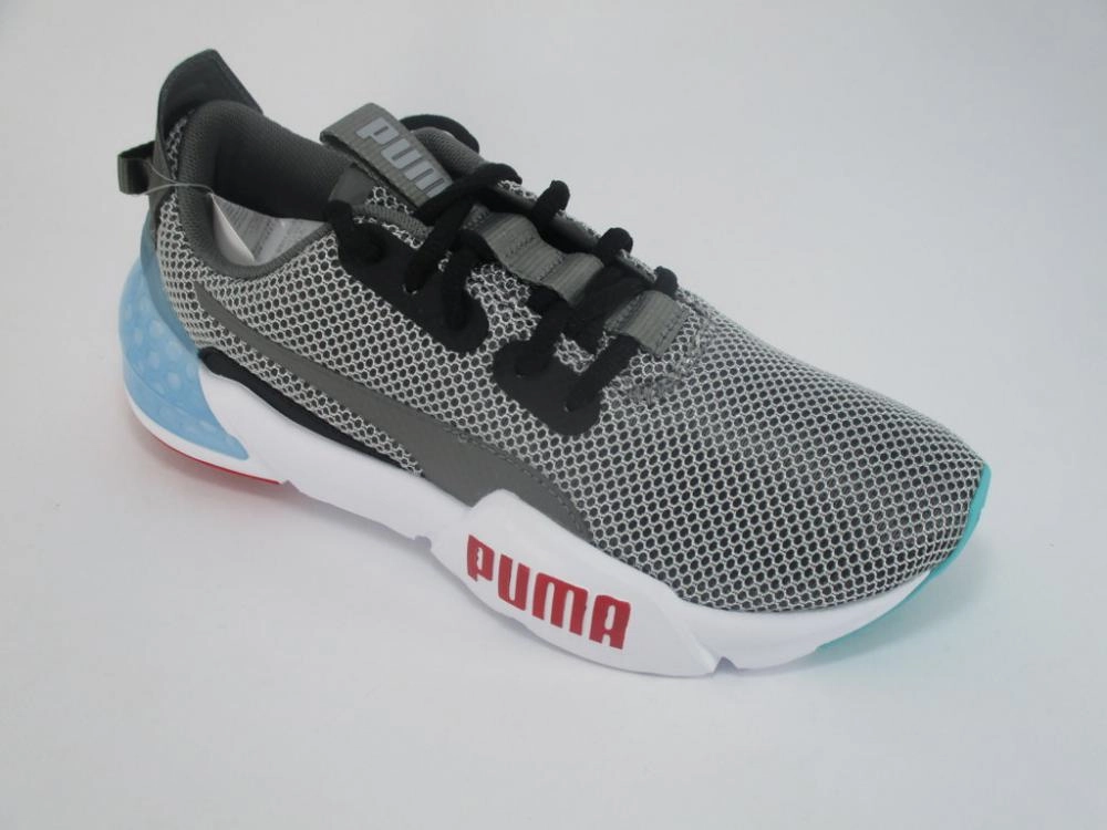 3D printed midsole Flexible Puma scrapa sportiva da ragazzo Cell Phase 192830 01 grigio