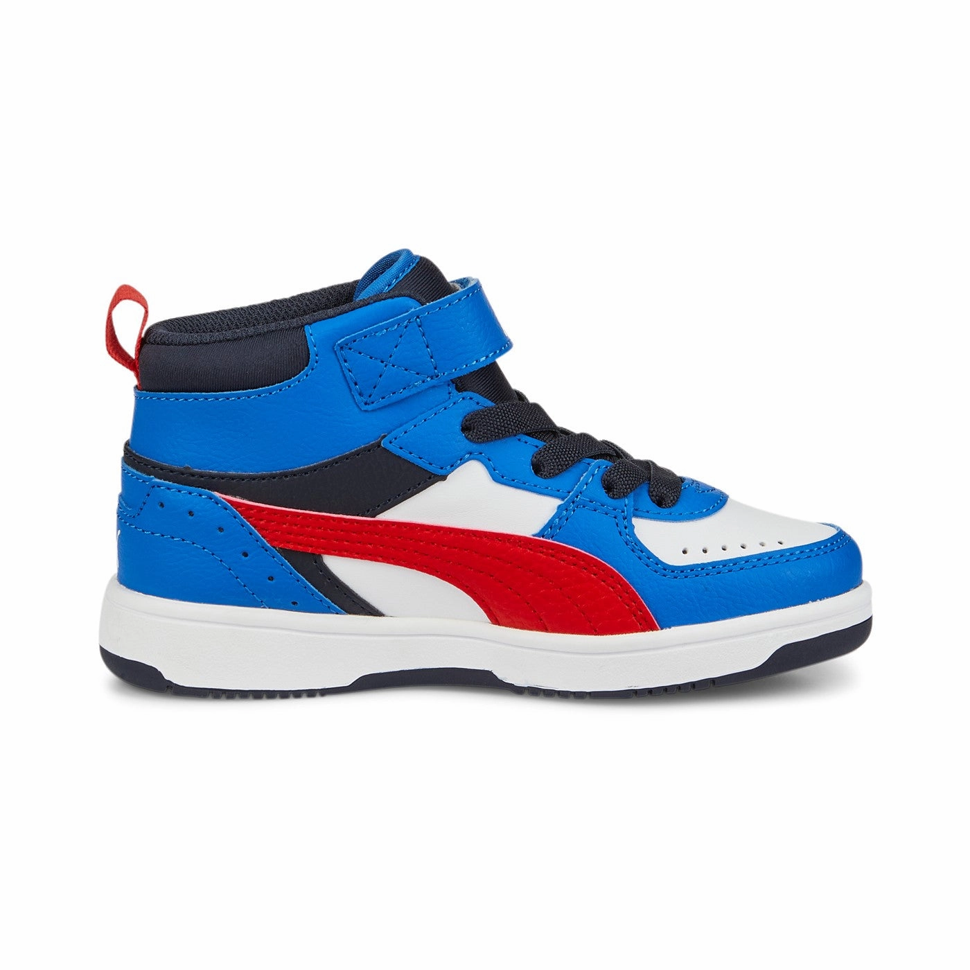 Supportive midsole Odor   Resistant Puma sneakers alta da bambino Rebound JOY 388448 04 bianco rosso blu