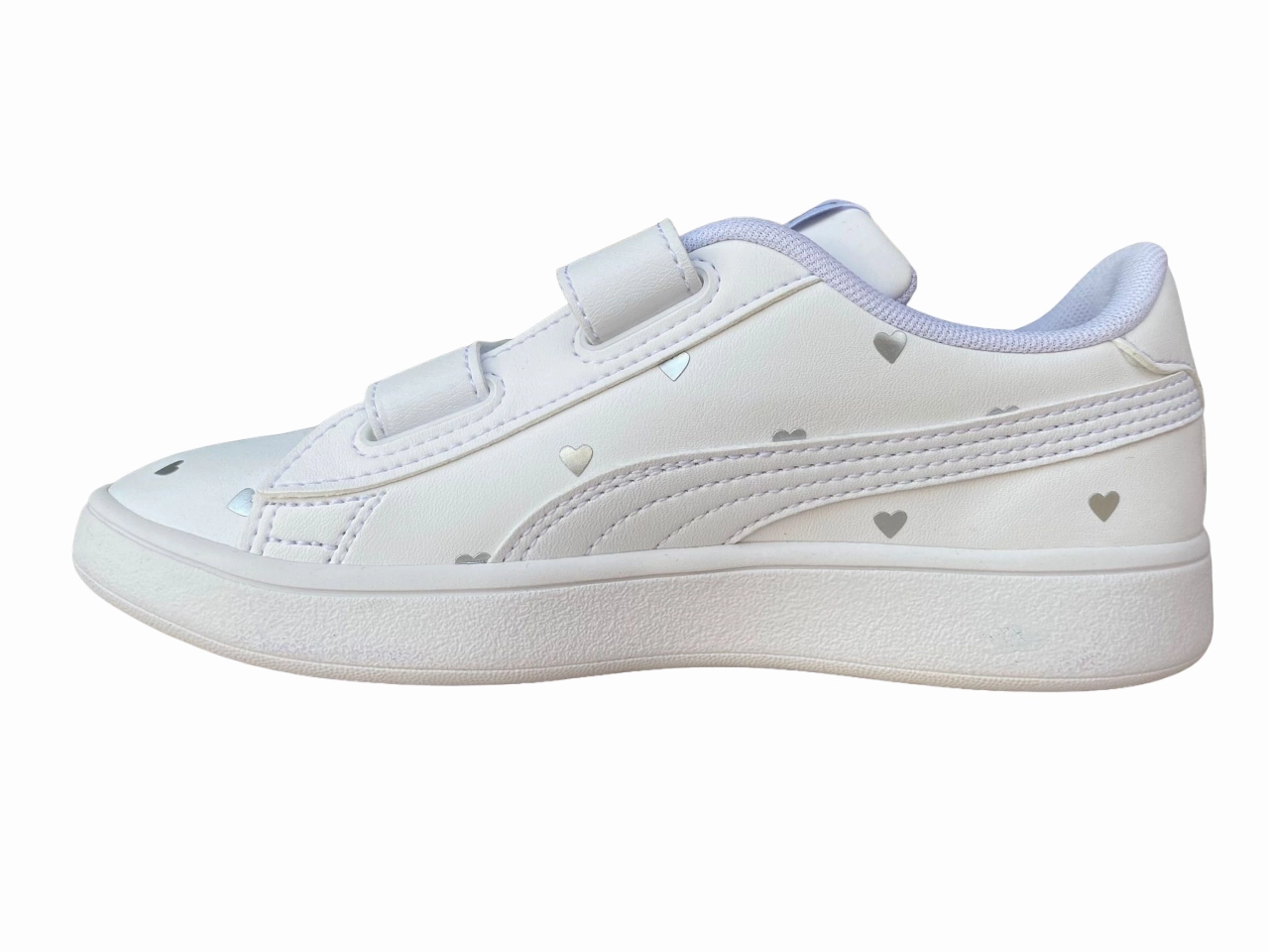 Puma sneakers da bambina Smash v2 L Studs V PS 374844 02 white Anti - odor rainy running