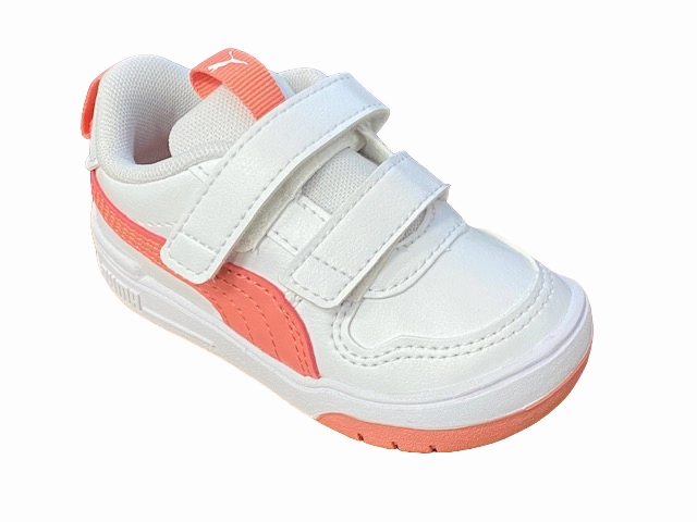Puma sneakers da bambino con strappi Multiflex SL V Infant 380741 12 white-carnation pink running for a change of scenery beginner runner's shoe pick