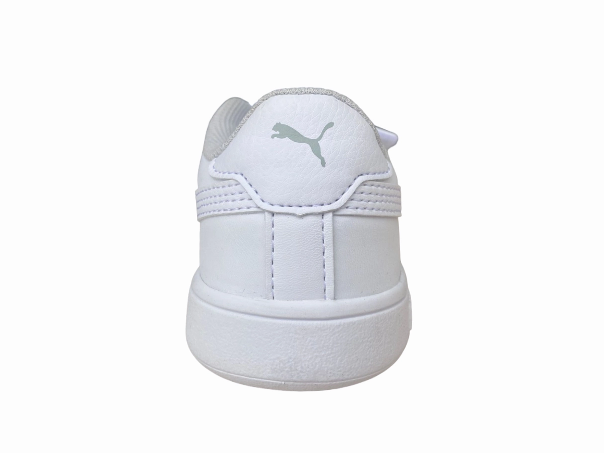 track - and - field shoes Puma sneakers unisex da bambino con strappo Smash v2 L V Ps 365173 02 bianco