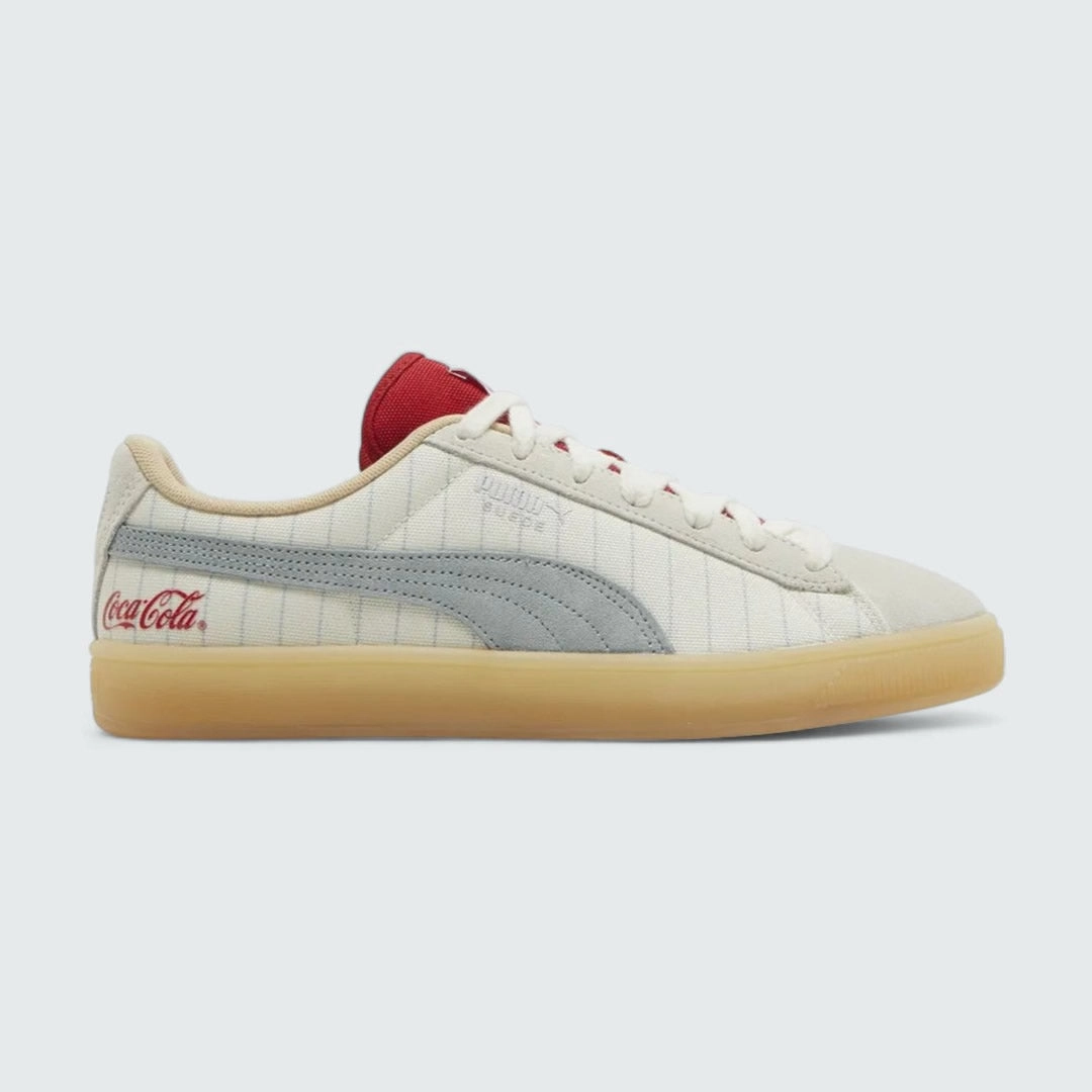 Puma Suede x Coca-Cola Unisex White Trainers 387049-01 antifungal shoes