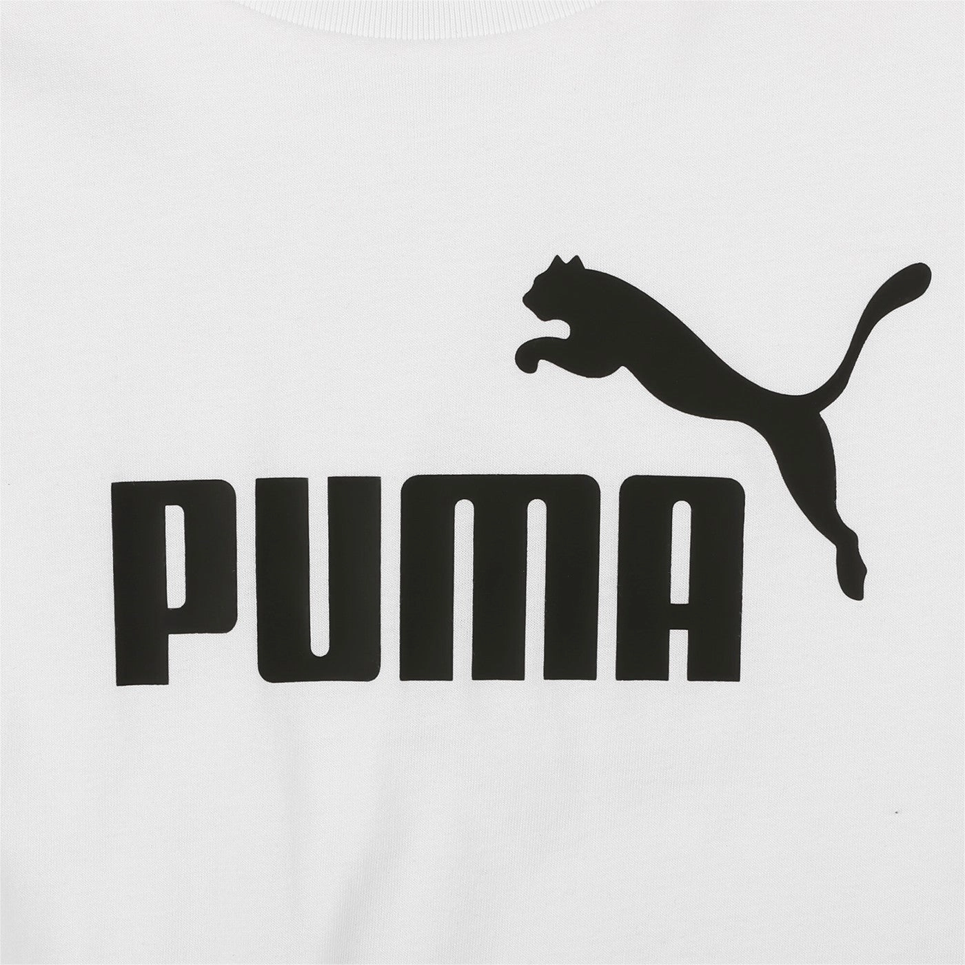 Seamless Edging Puma T-shirt da ragazza con nodo e stampa 847470-02 white