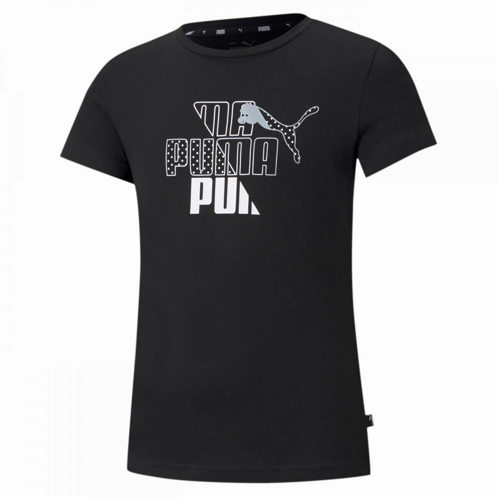 Casual Wearable Puma t-shirt da ragazzi Graphic Tee G 587064 01 nero