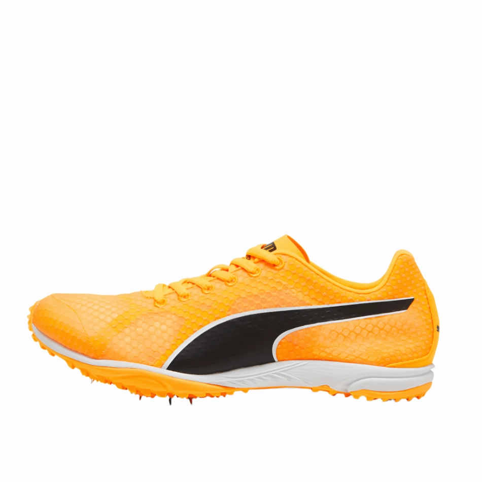 Puma Unisex EvoSpeed Haraka 8 Running Shoes in Sunstream/PUMA Black/PUMA White SS25 slim fit