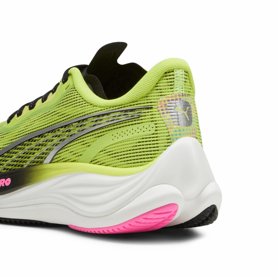Puma Velocity Nitro 3 Women's  Running Shoes SS24 Lime Pow-PUMA Black-Poison Pink slow runners odor - control insole shoes