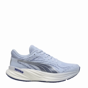Puma Women's Magnify NITRO 2 Running Shoes in Cool Weather/Blue Crystal SS25 heavy - duty upper shoes