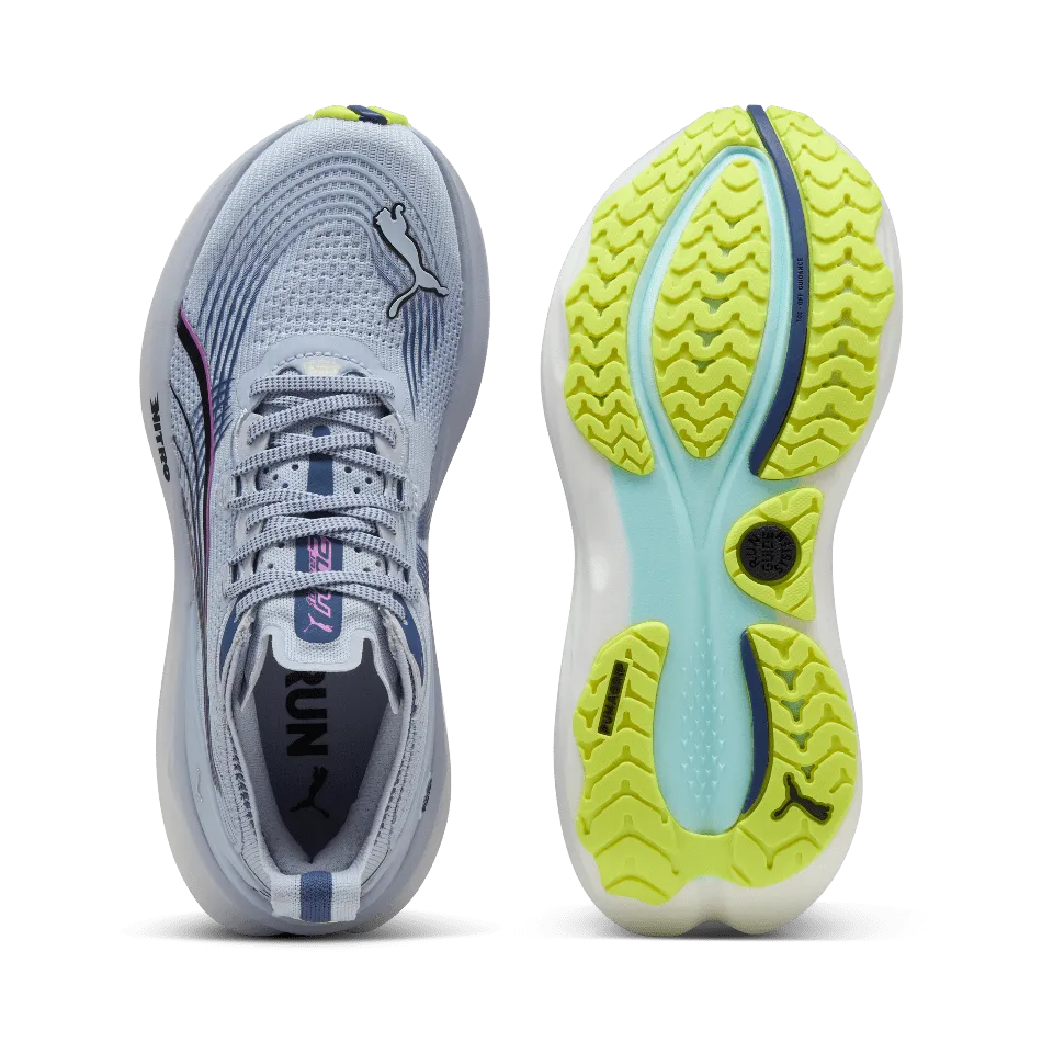 Sporty Style Puma Women's ForeverRun NITRO 2 Running Shoes in Cool Weather/Yellow Alert SS25