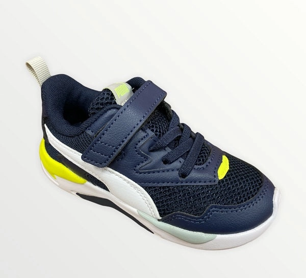 Puma scarpa sneakers da infant X-Ray Lite AC Inf 374398 21 blu-bianco-giallo Ankle Braces