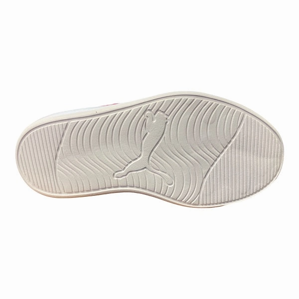 Puma scarpa sneakers con strappo da bambina Courtflex v2 Mesh V PS 371758 11 barbabietola viola bianco Advanced Flexibility