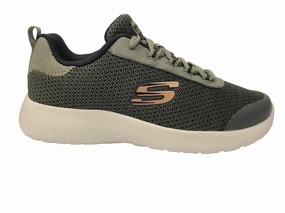 Skechers scarpe da ginnastica da bambino Dynamight 97771L OLV verde oliva All Day Comfort Padding private - label shoes