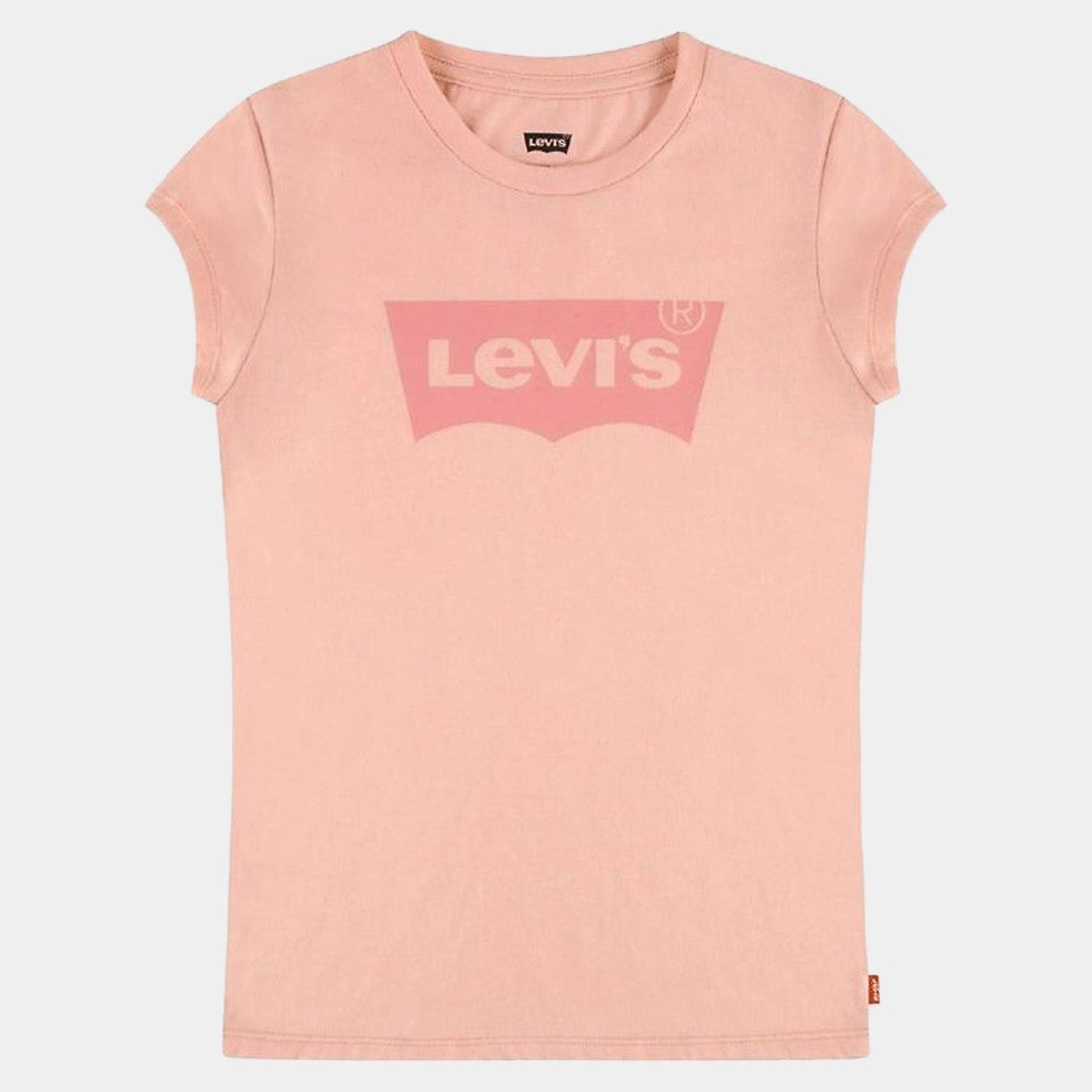 Fashion-Ready Anti Pilling Treatment Levi's Kids maglietta manica corta da bambina Logo Classic 3E4234 AED rosa