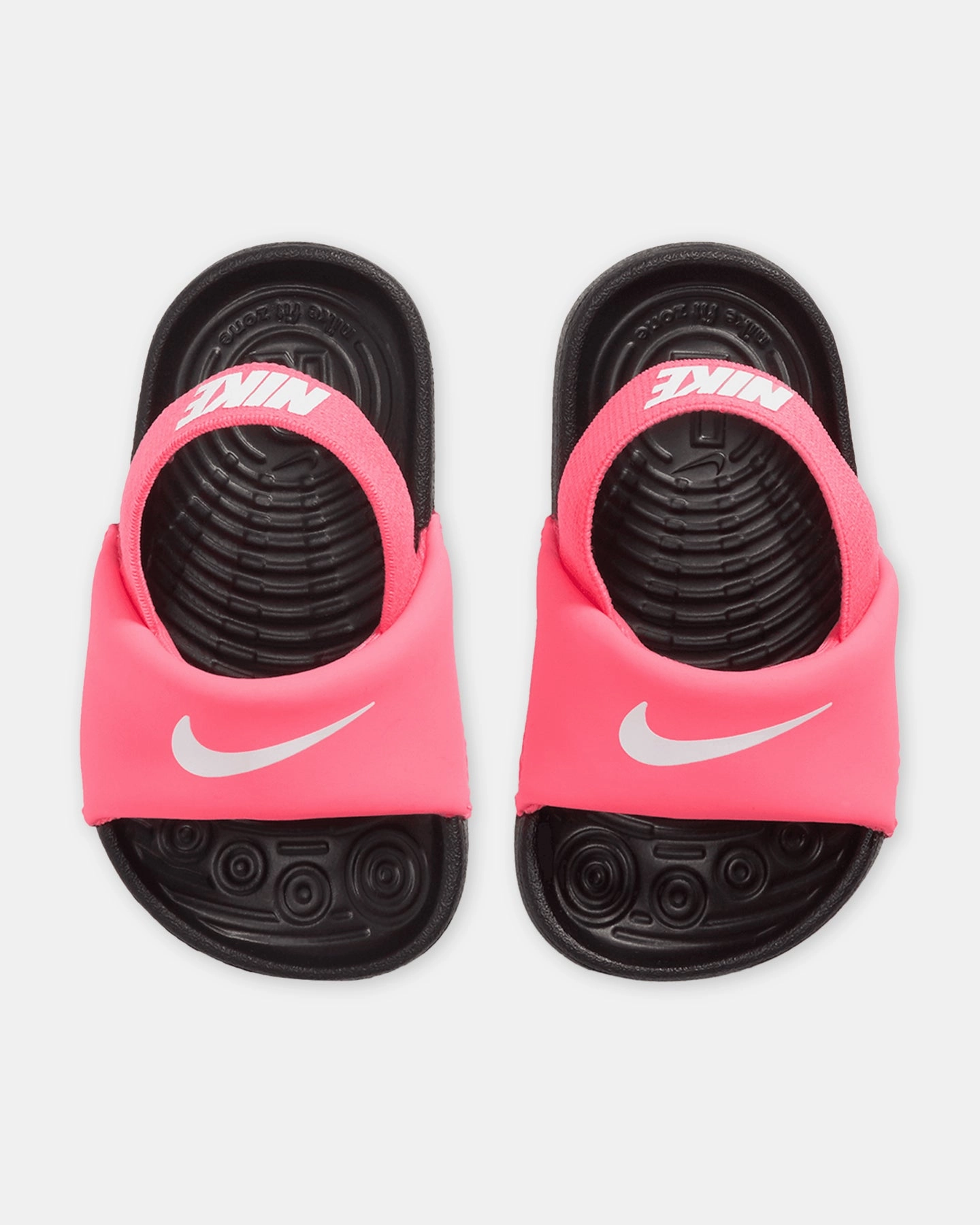 Core training Reinforced Arch Nike Kids' Infant Kawa Slide Digital Pink/White