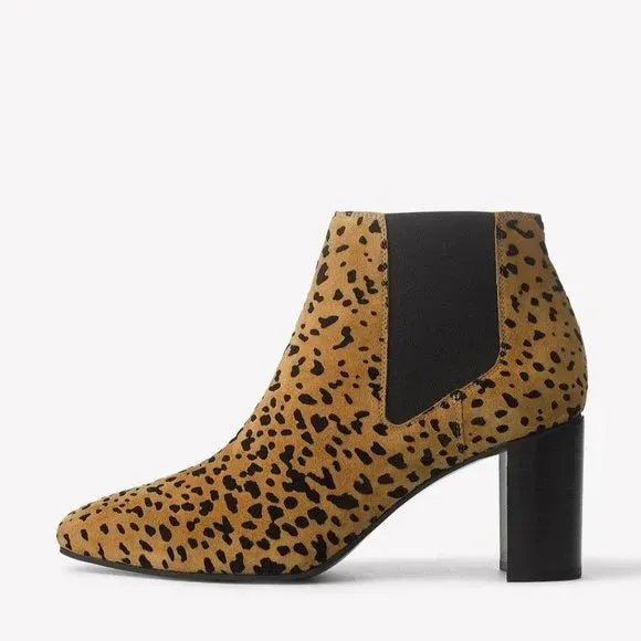 RAG & BONE ASLEN CHEETAH PRINT SUEDE BOOTIES